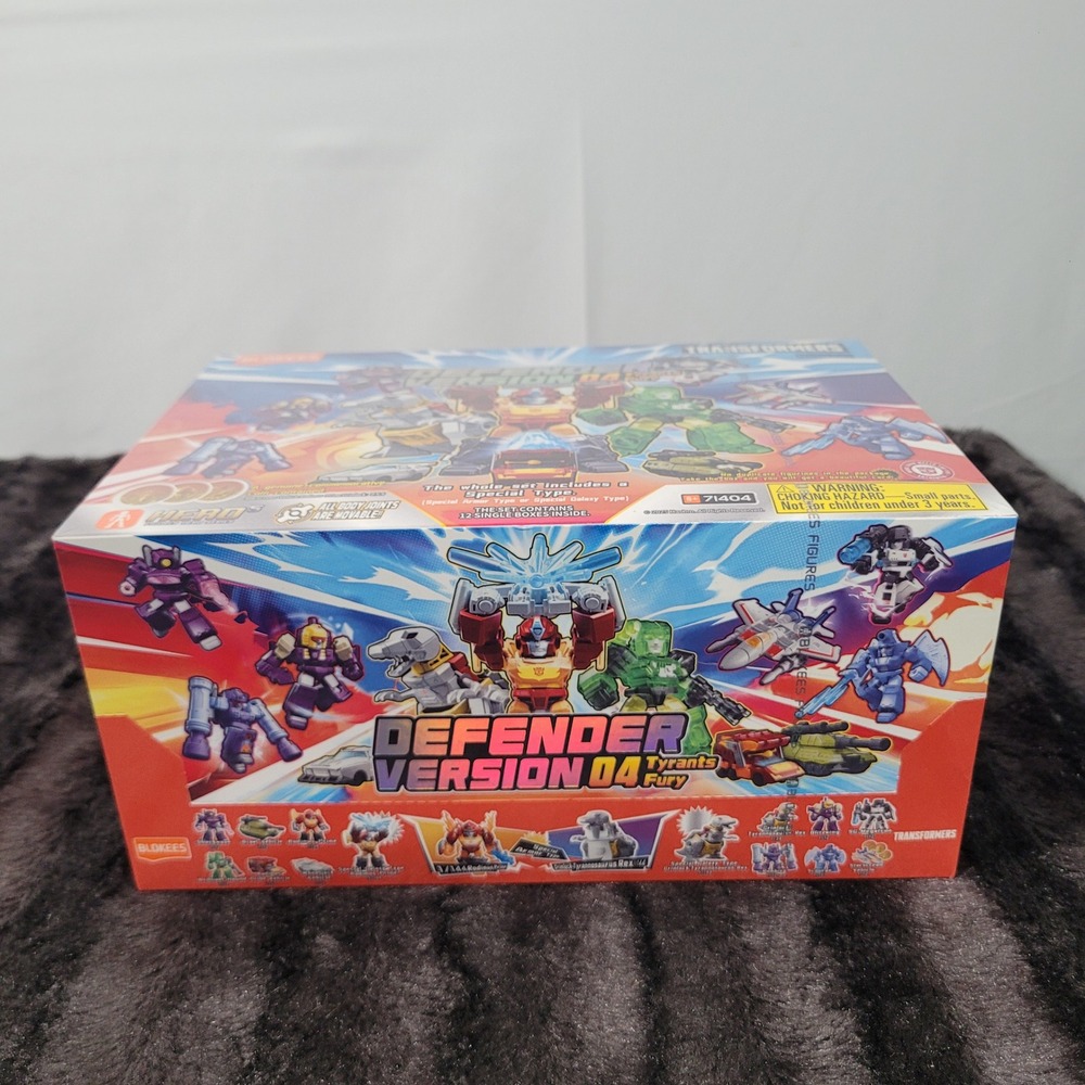 Blokees Transformers Defender Version 04 Tyrants Fury Model Kit Set 12pk 71404